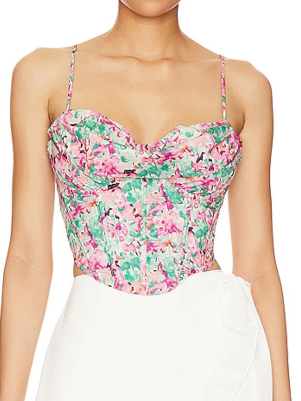 Revolve More to Come Melinda Bustier Top in Floral